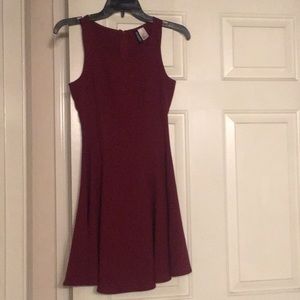 Burgundy H&M dress